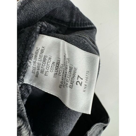 RE/DONE Originals Sz 27 Button Fly High Rise Ankle Jeans - Picture 8 of 9